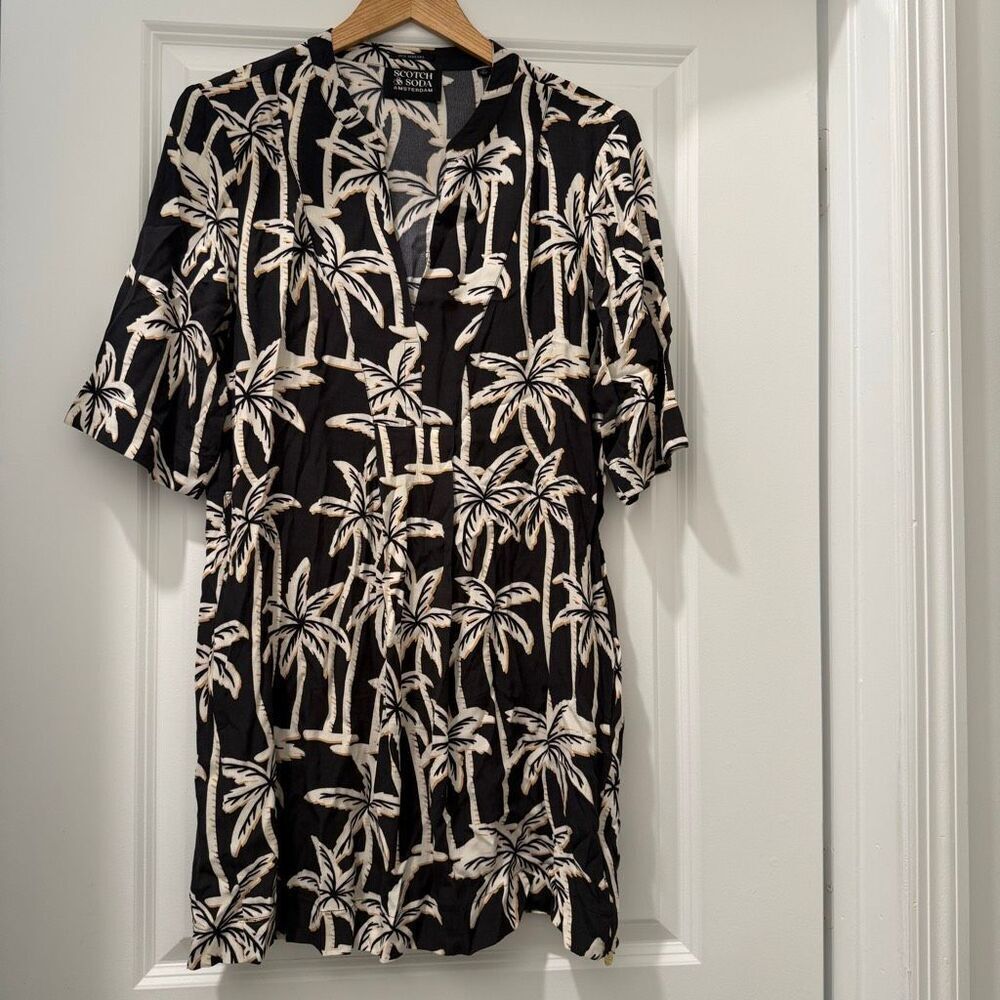 Scotch & Soda Women's Allover Printed Loose Fit Dress Size M